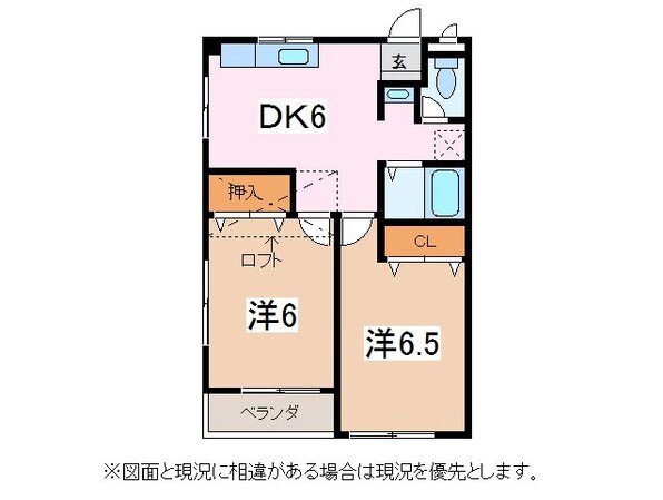 大庭駅 徒歩11分 2階の物件間取画像